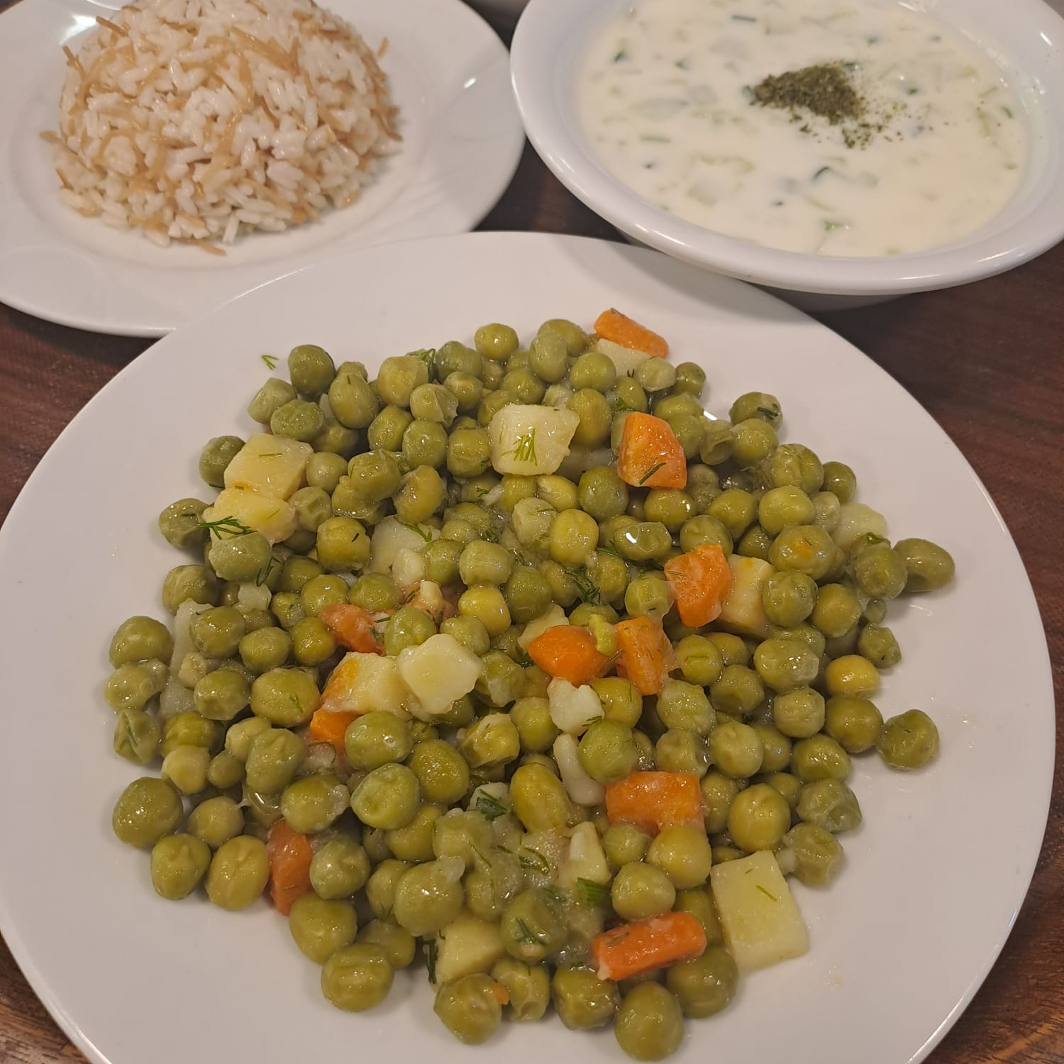 Zeytinyağlı Bezelye Menü