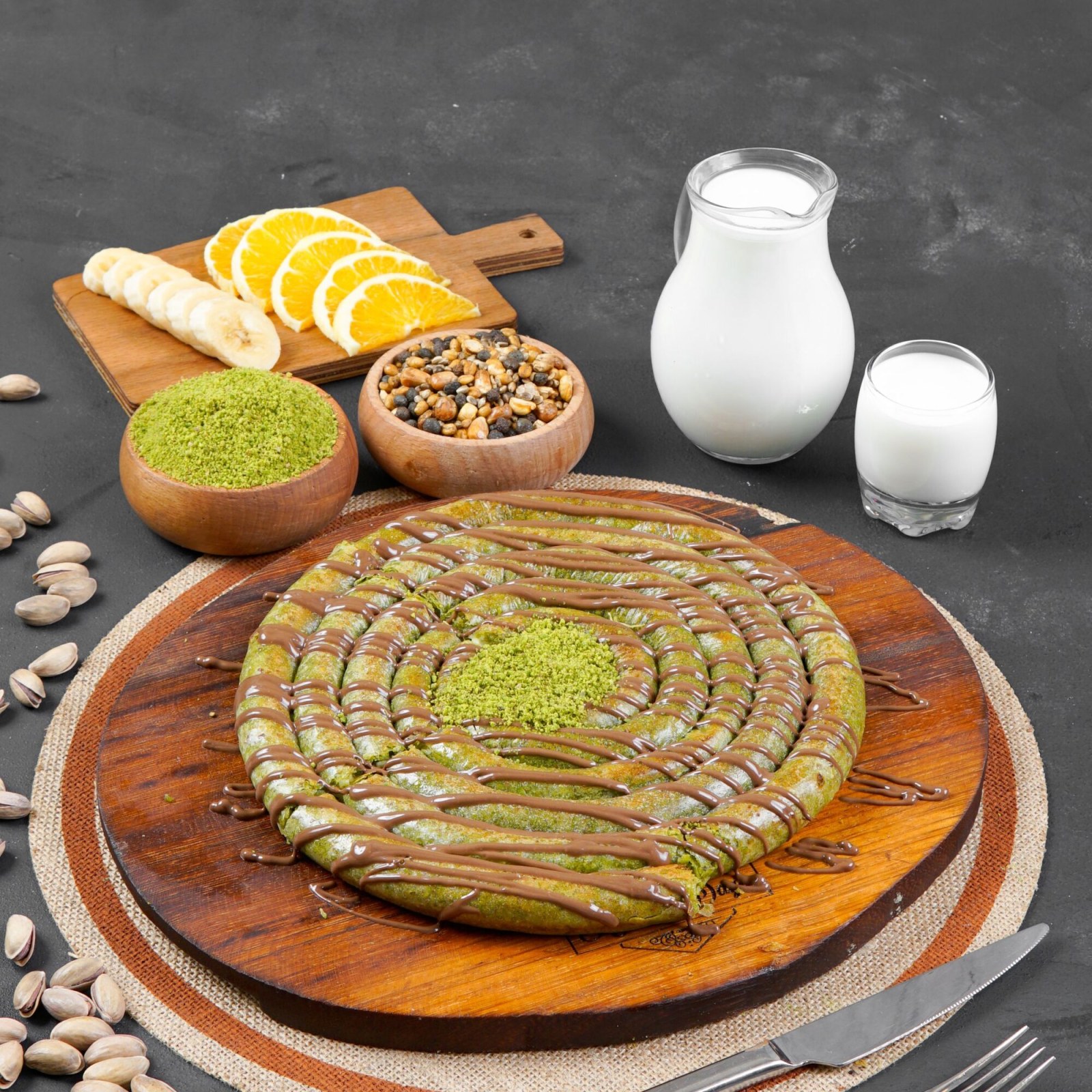 Çikolatalı Burma Katmer ( 3 kişilik)
