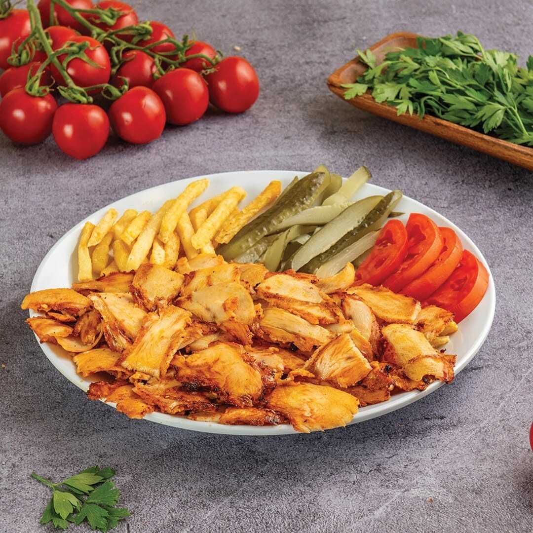 Porsiyon Tavuk Döner + Patates+ Turşu (180 gr)