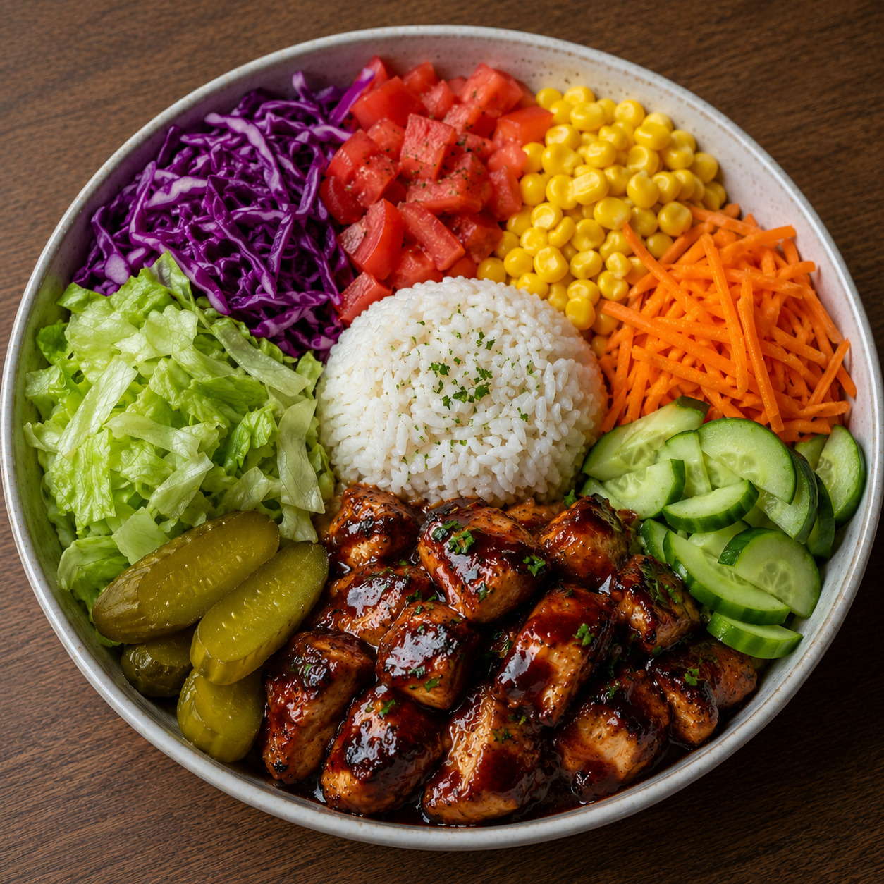 Barbekü Soslu Tavuk Bowl