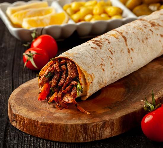Dürüm Et+Tavuk Karışık Tantuni + Coca-Cola (33 cl.)