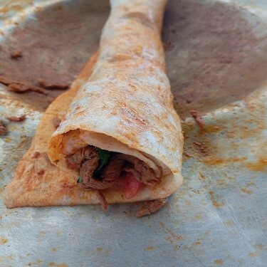 Mersin Usulü Et Tantuni Çift Lavaş