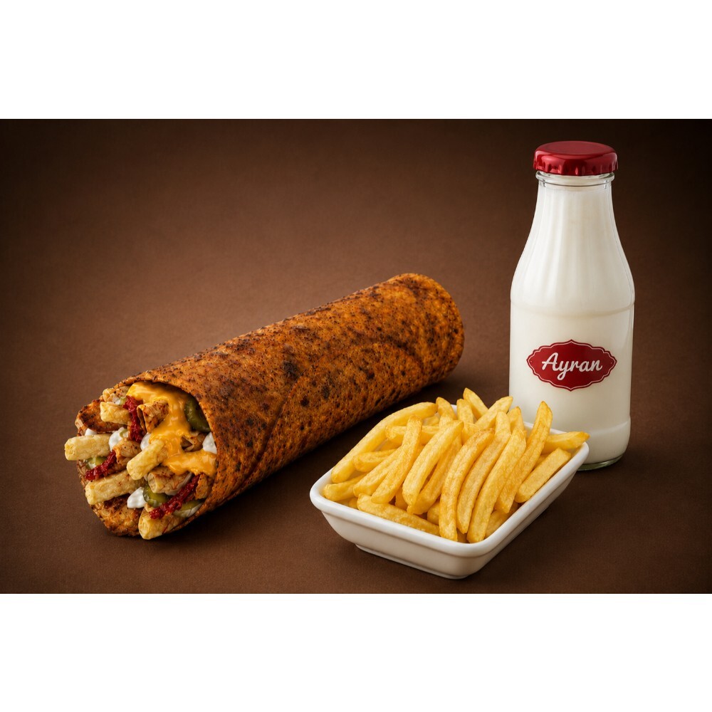 Cheddar Tavuk Dürüm Menü