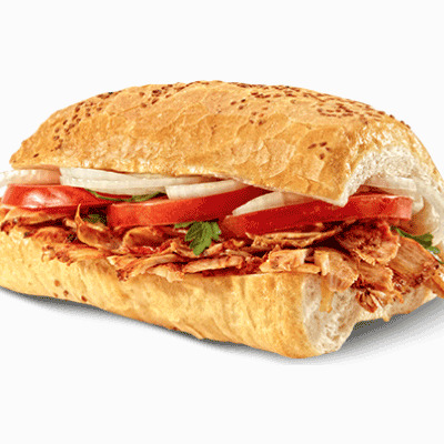 Yarım Ekmek Tavuk Döner (100 gr.)