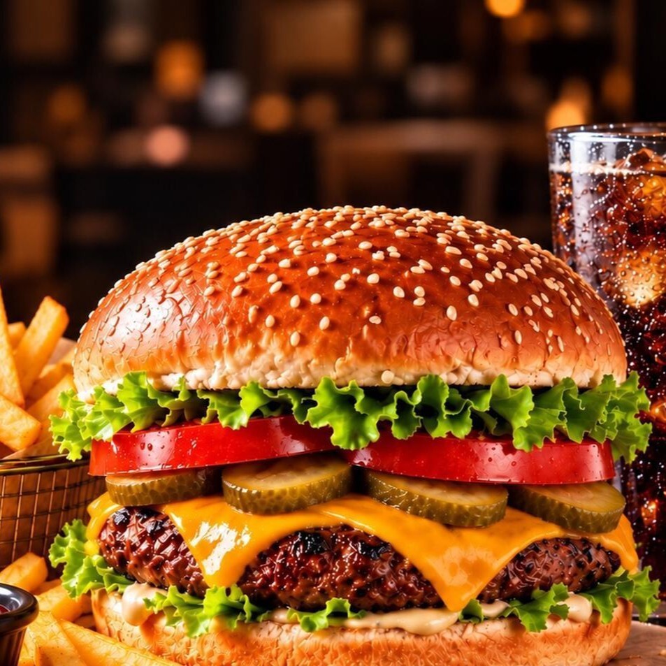 Cheeseburger Menü