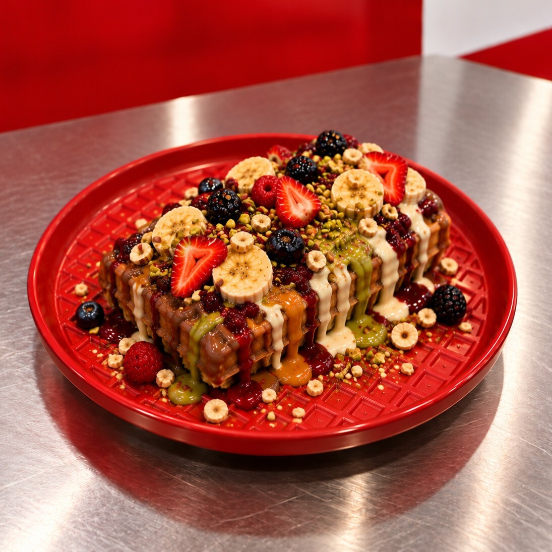 Love Mix Waffle (Büyük Hamur)