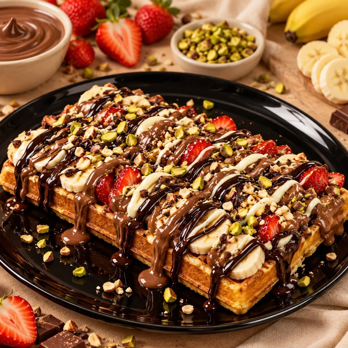 Le Cordet Bitter Çikolatalı Waffle