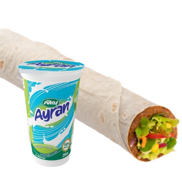 Çiğköfte Dürüm + Ayran