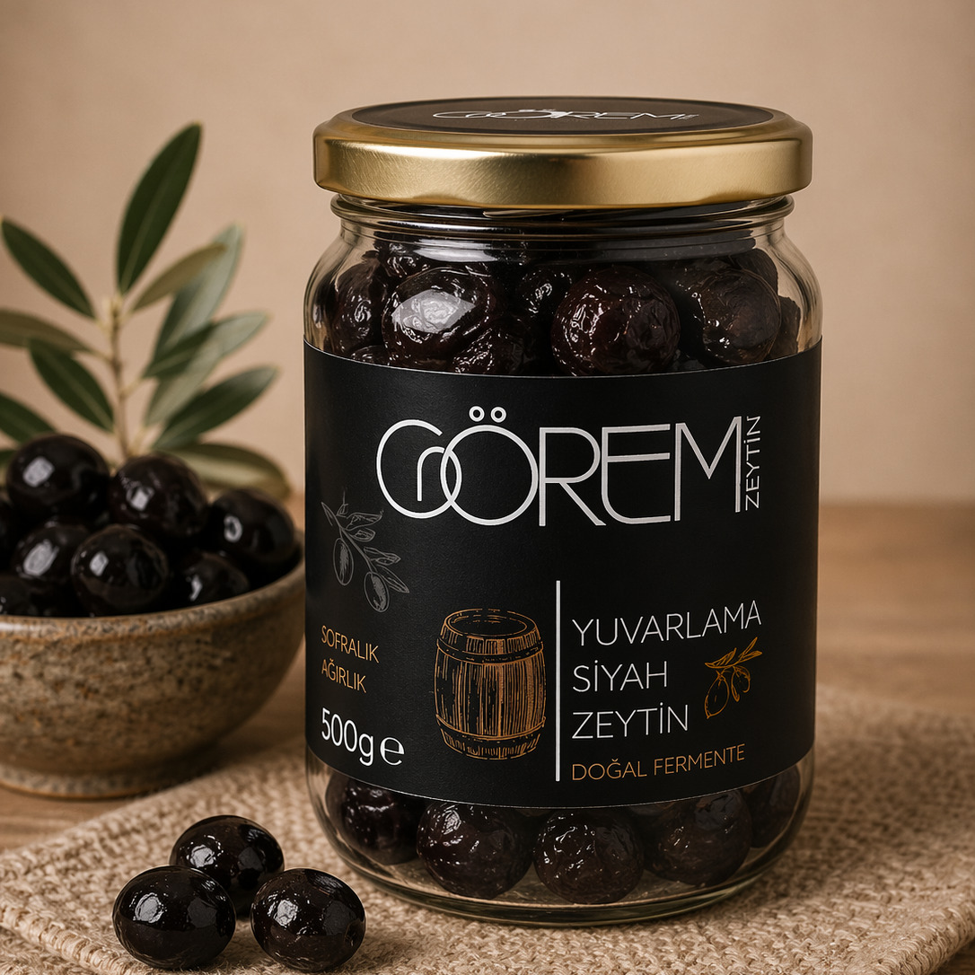 Siyah Edremit Yuvarlama Sele Zetin 400G