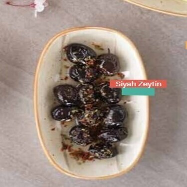 Siyah Zeytin Tabağı