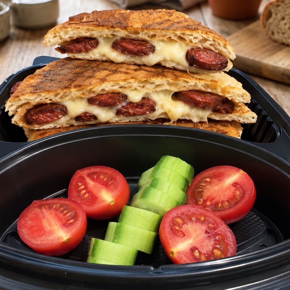 Sucuklu Kaşarlı Tost