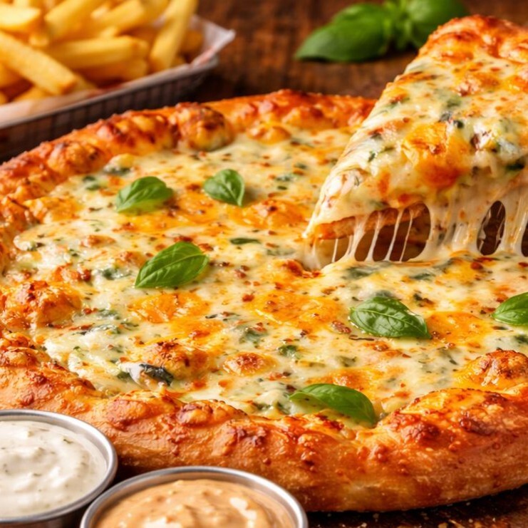 Üç Peynirli Pizza (Orta Boy)