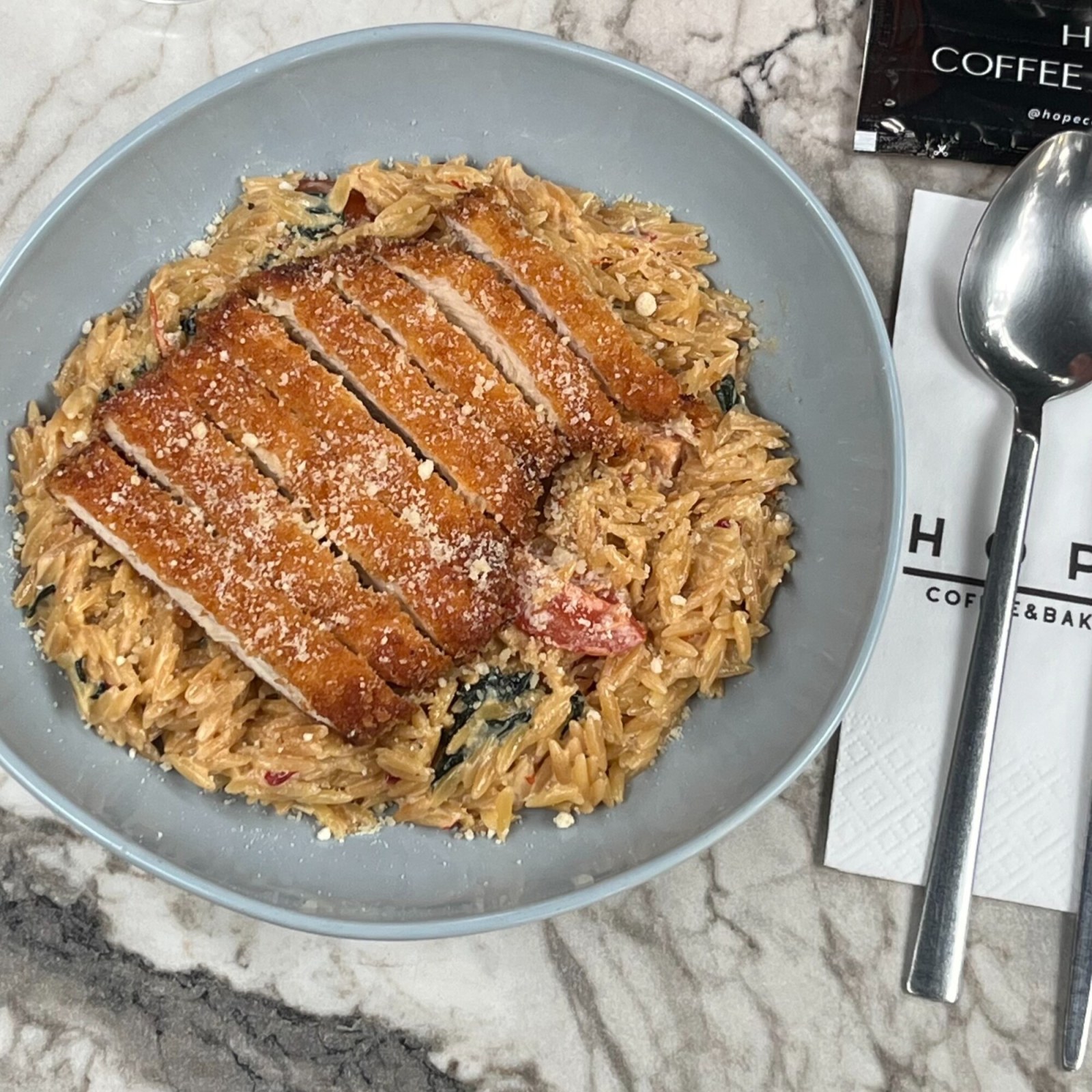 Creamy Chicken Orzo