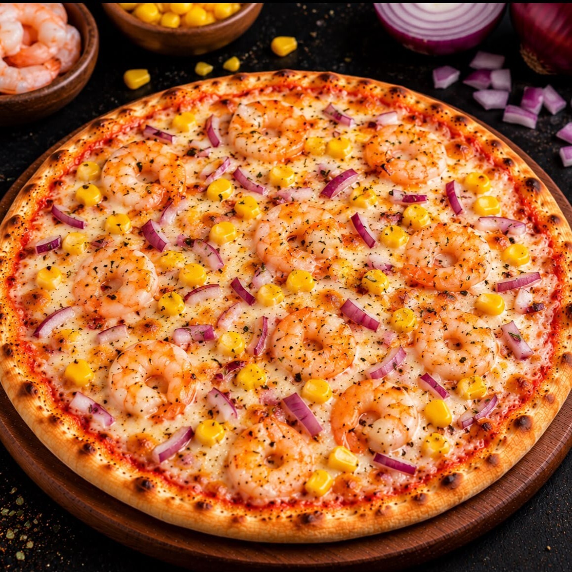 Spezia Karides Pizza (32 cm)