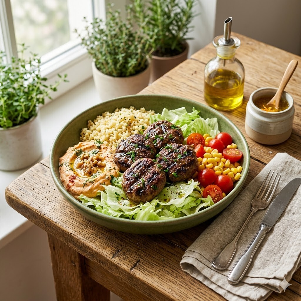 Izgara Köfte & Tarator Bowl
