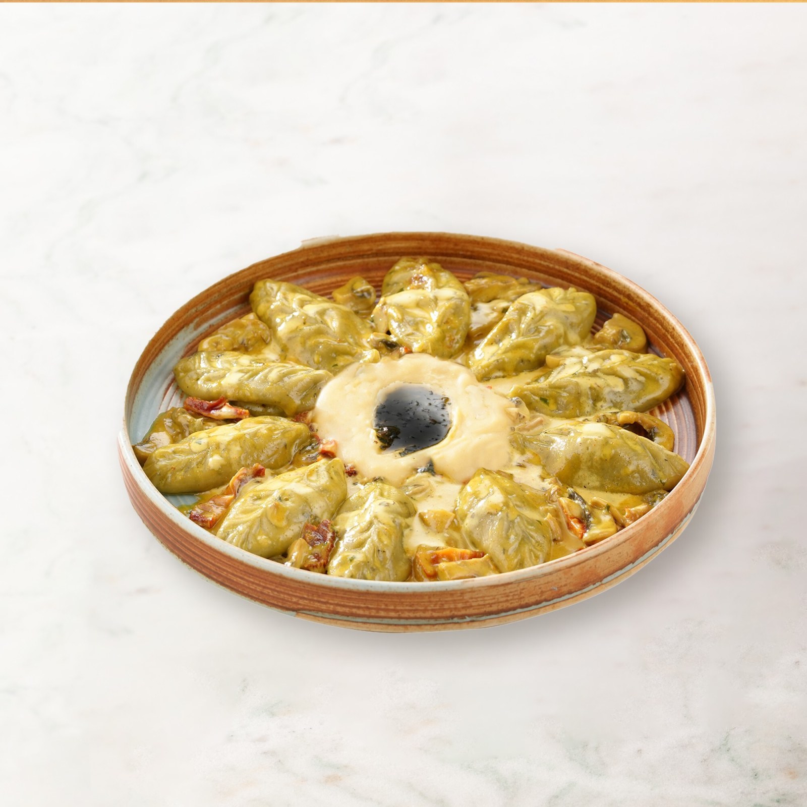 Mantar Soslu Yeşil Momo
