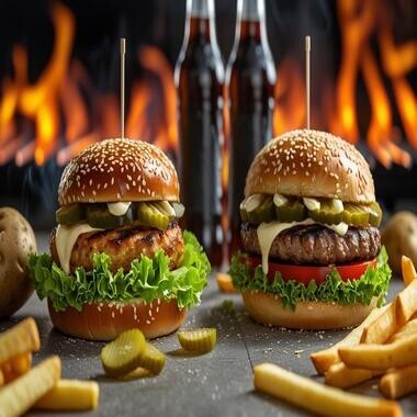 Tavuk Burger, Hamburger