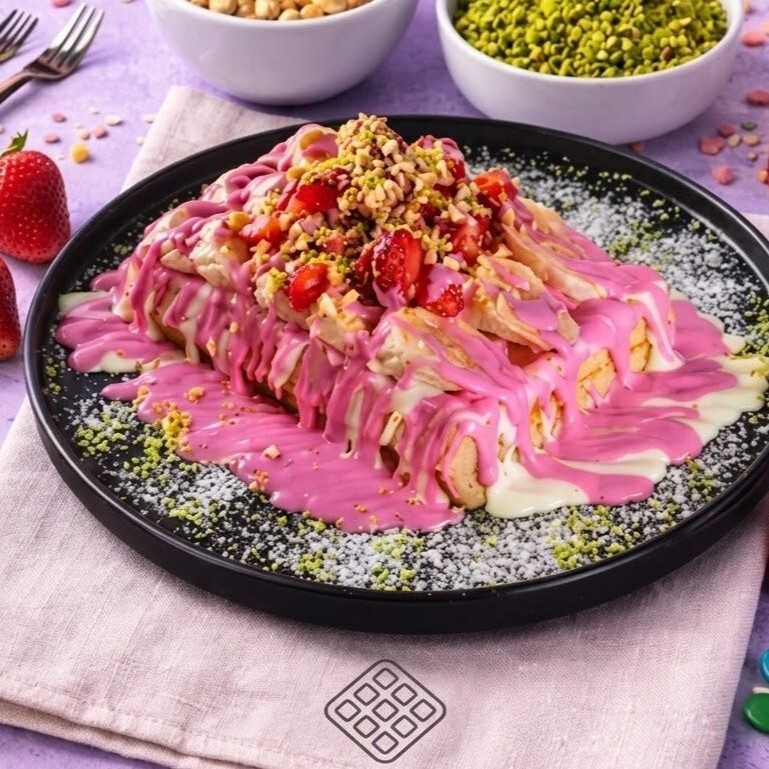 Frambuaz Rüyası Waffle