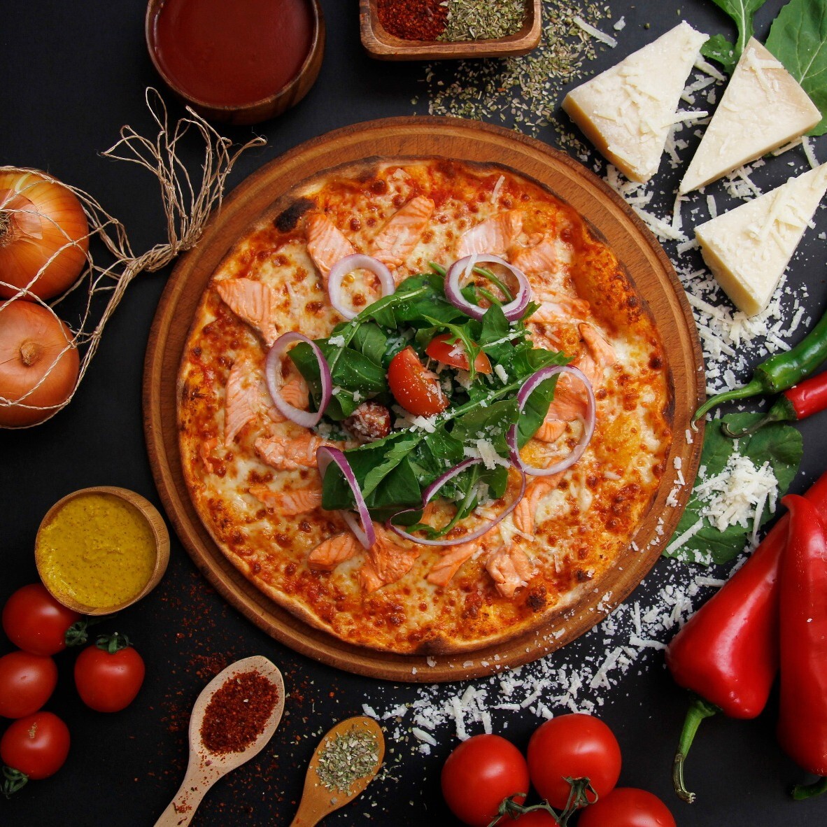Mermaid Pizza Büyük Boy (40 Cm XXL 2-3 kişilik)