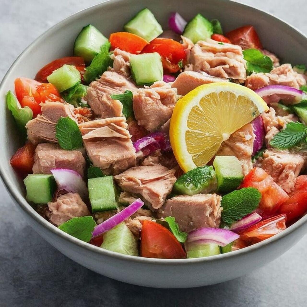 Ton Balıklı & Kekikli Salata