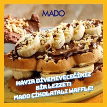 Çikolata- Muz Waffle