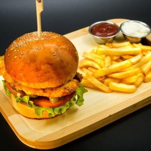 Tavuk Burger Tekli