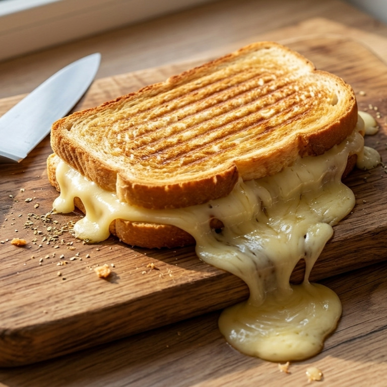 Ayvalık Ekmeği Kaşarlı Tost Bol Malzemeli
