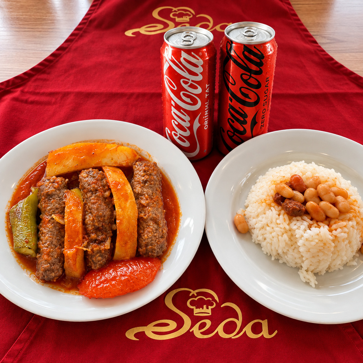 İzmir Köfte + Pirinç Pilavı + Coca-Cola 330 ml