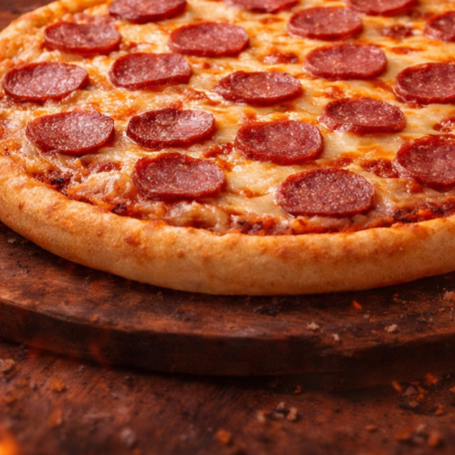 Salamlı Pizza (Orta Boy)