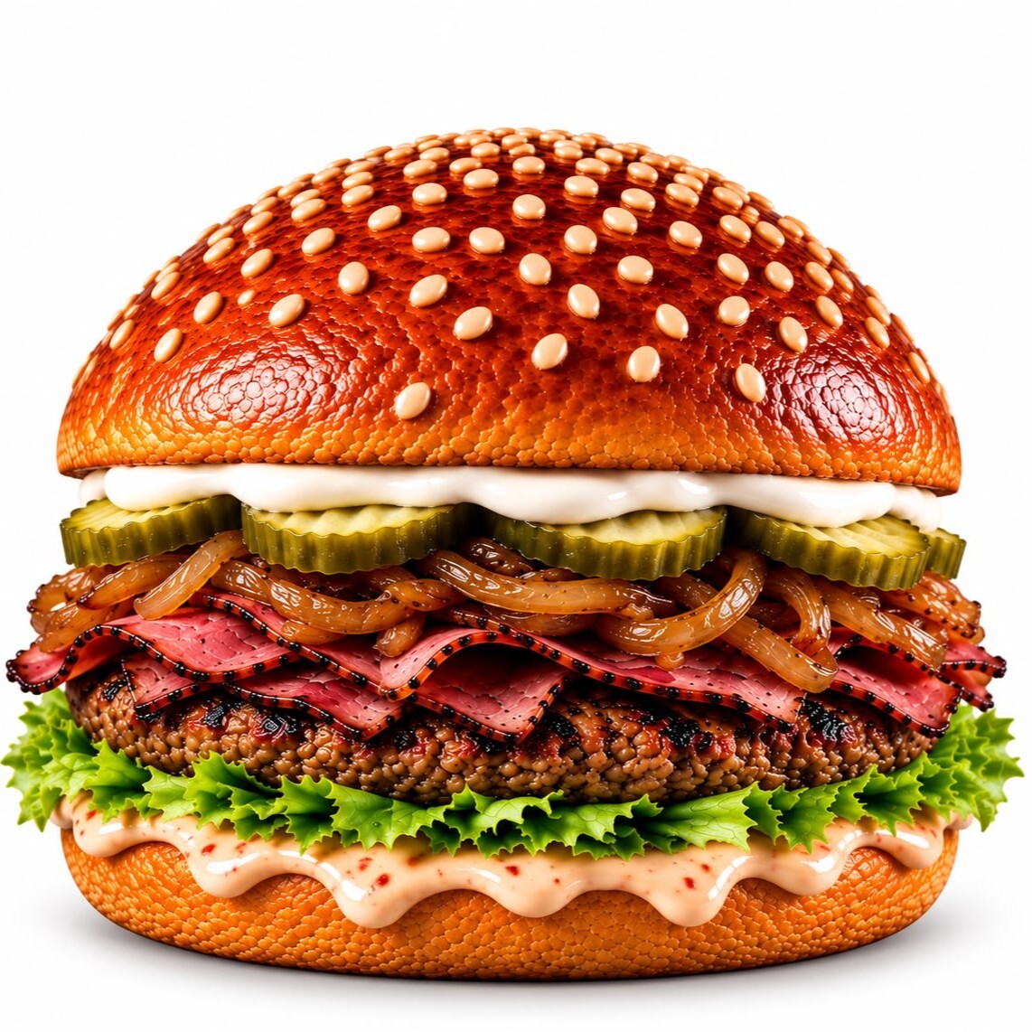 Pastırmalı Burger + Coca Cola