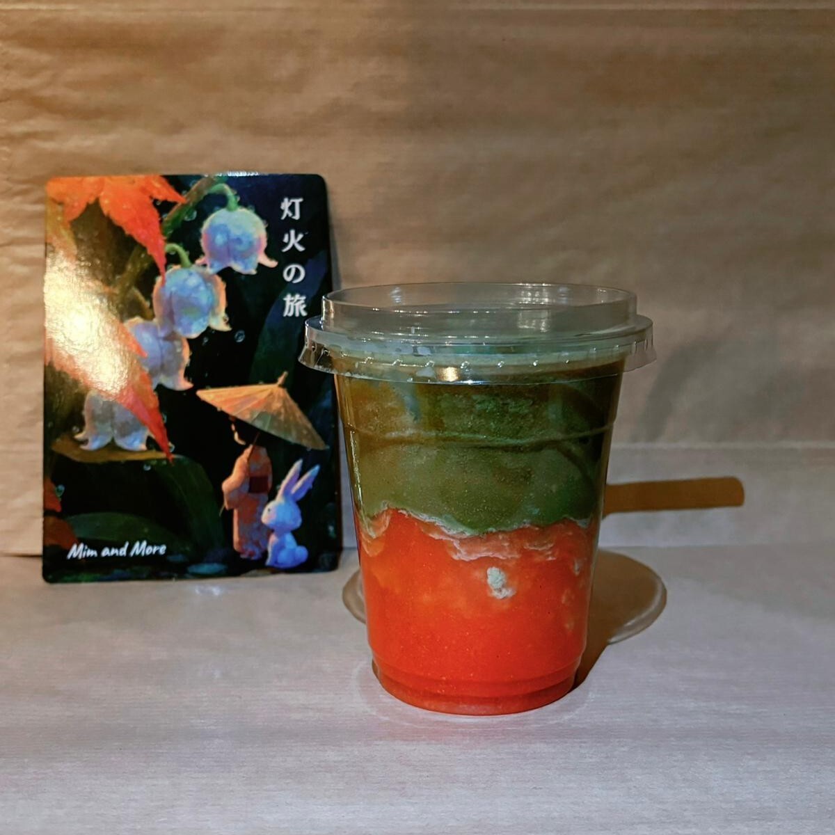 Çilekli Macha Latte