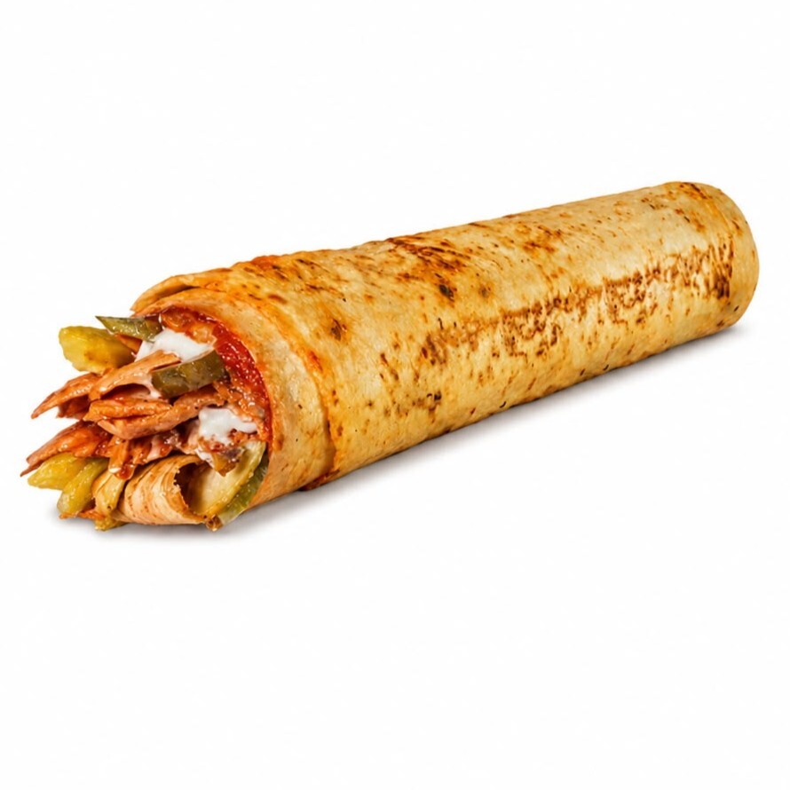 Hatay Usulü Tavuk Döner Dürüm(100Gr.)