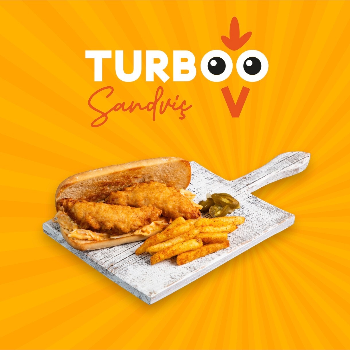 Turbo Sandviç (120 gr.) Menü