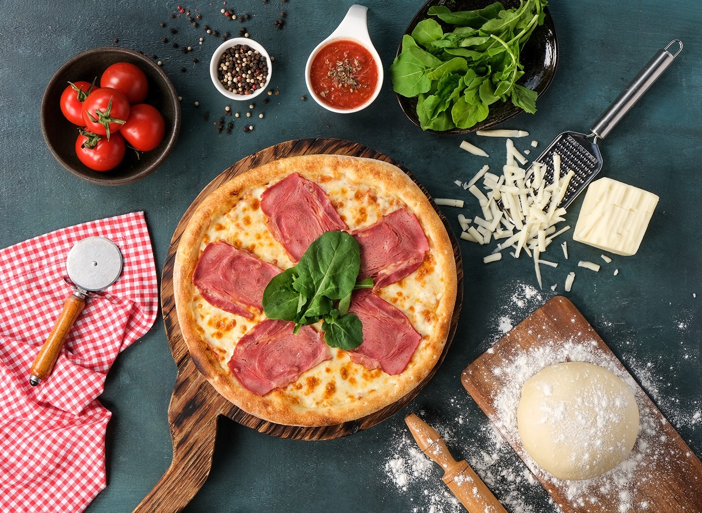 Füme Etli Pizza (Orta)