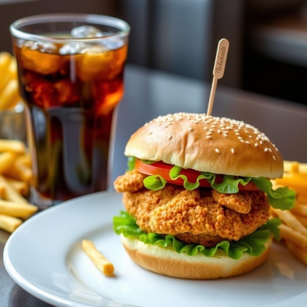 Tavuk Burger Menü