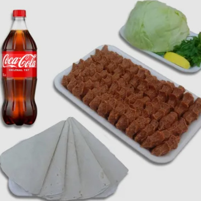 Porsiyon Çiğ Köfte (250 gr) + 1 Litre Coca Cola
