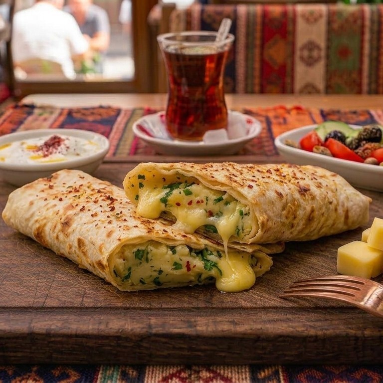 Patatesli Kaşarlı Sıkma