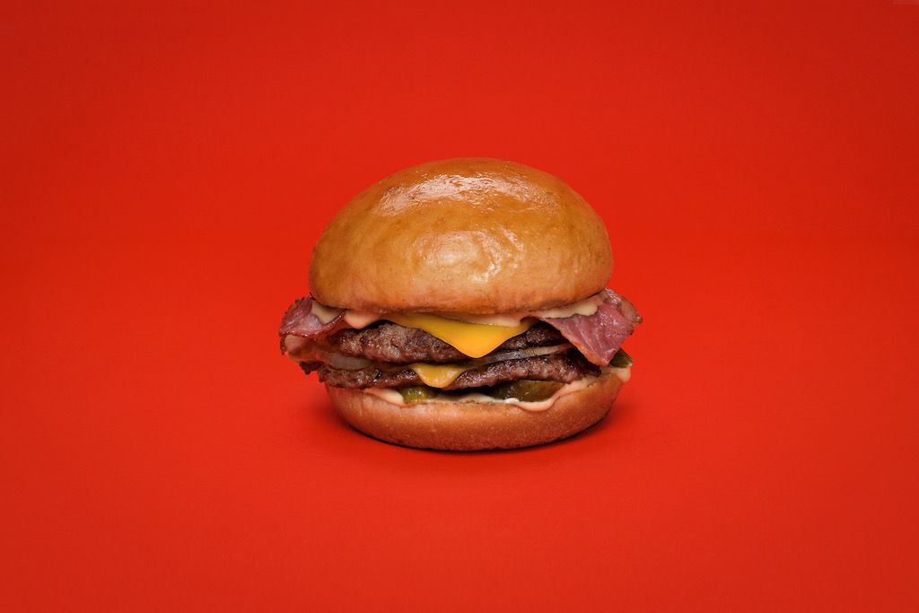 Double Bacon Cheeseburger +Classic Fries +Coca Cola 330 ml
