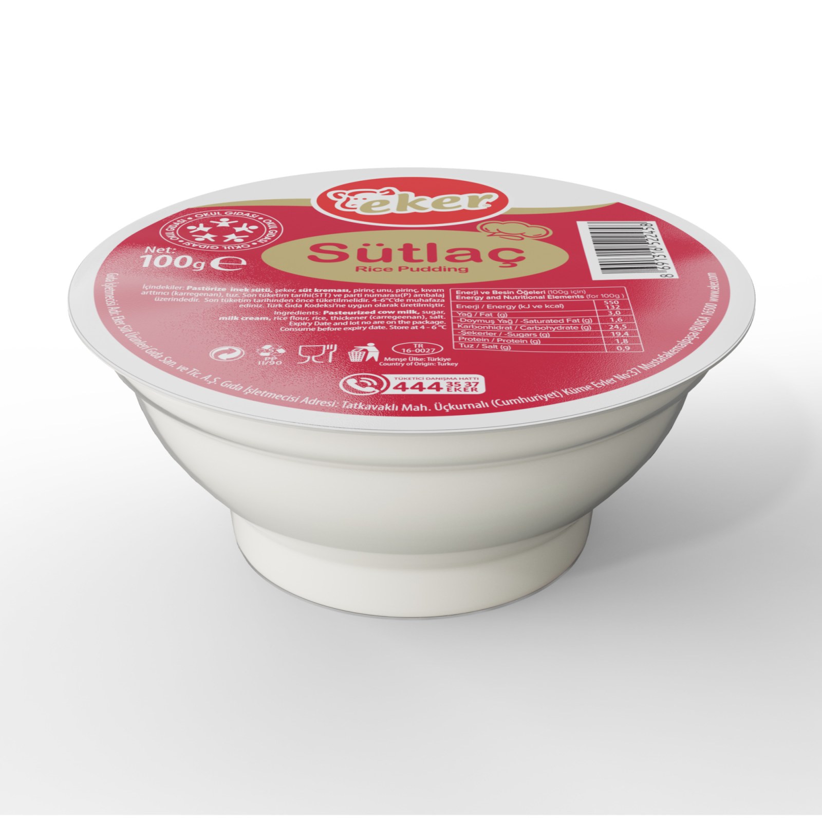 Eker Sütlaç (100 gr.)