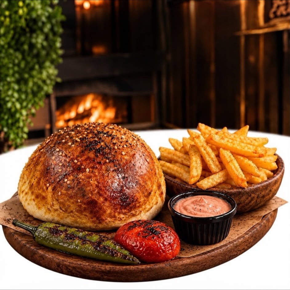 Melum Kapalı Kebap Burger Menü