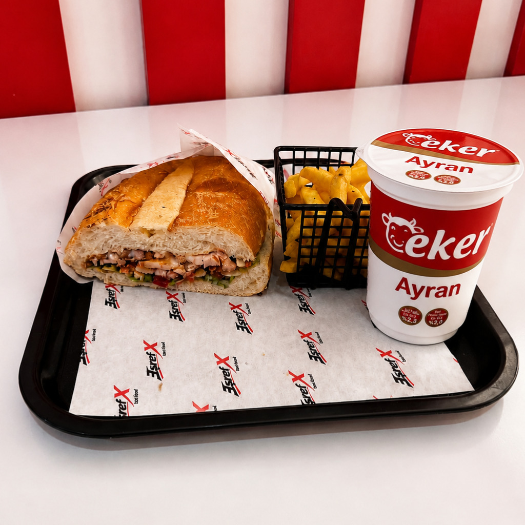 Yarım Ekmek Tavuk Döner (100 gr.)