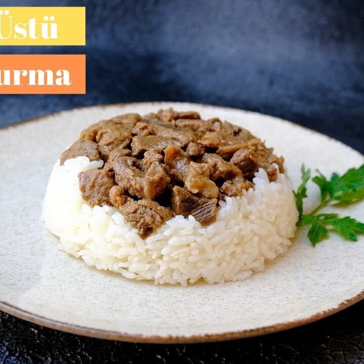 Pilav Üst Et Kavurmalı menü