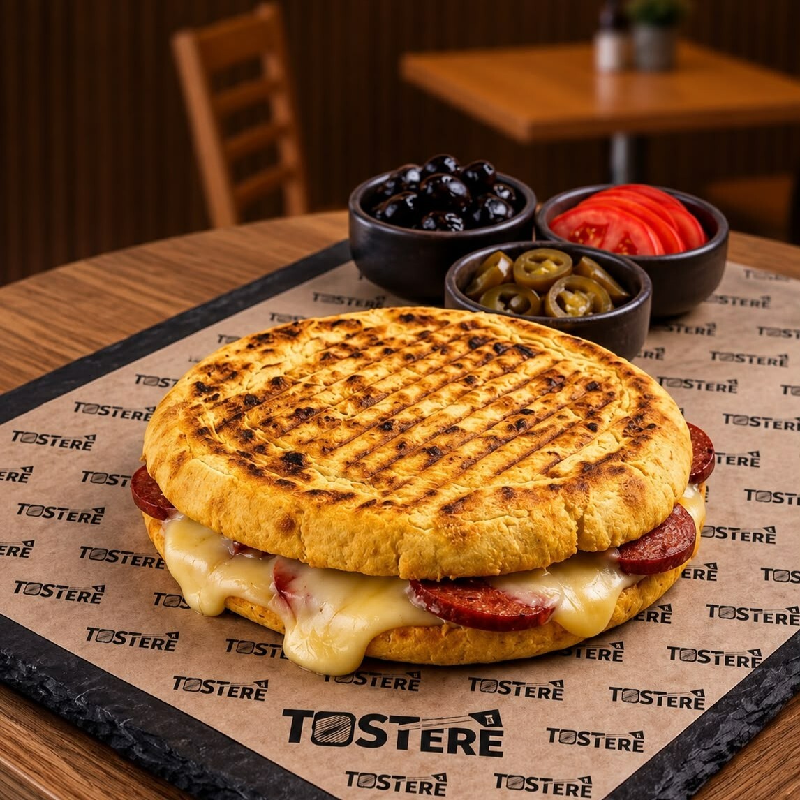 Tostere Özel Bazlama Tost
