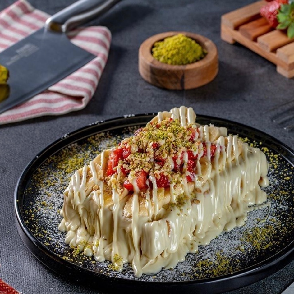 Beyaz Çikolatalı Waffle (Standart Hamur)