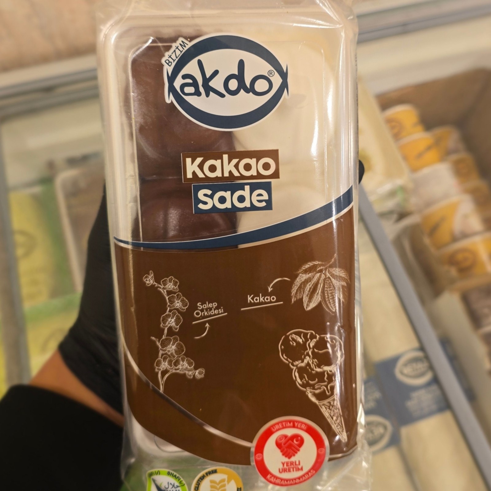 Karışık Dondurma kakao sade[500gr]