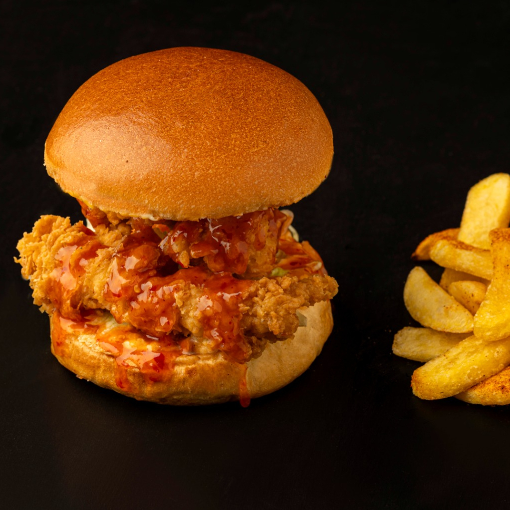 SWEET CHILI BURGER MENÜ