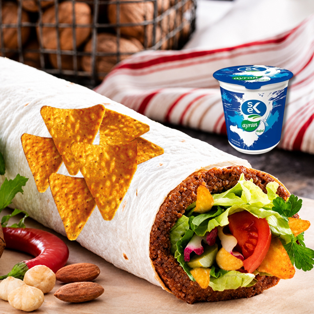 Cipsli Mega Dürüm & Ayran Menü