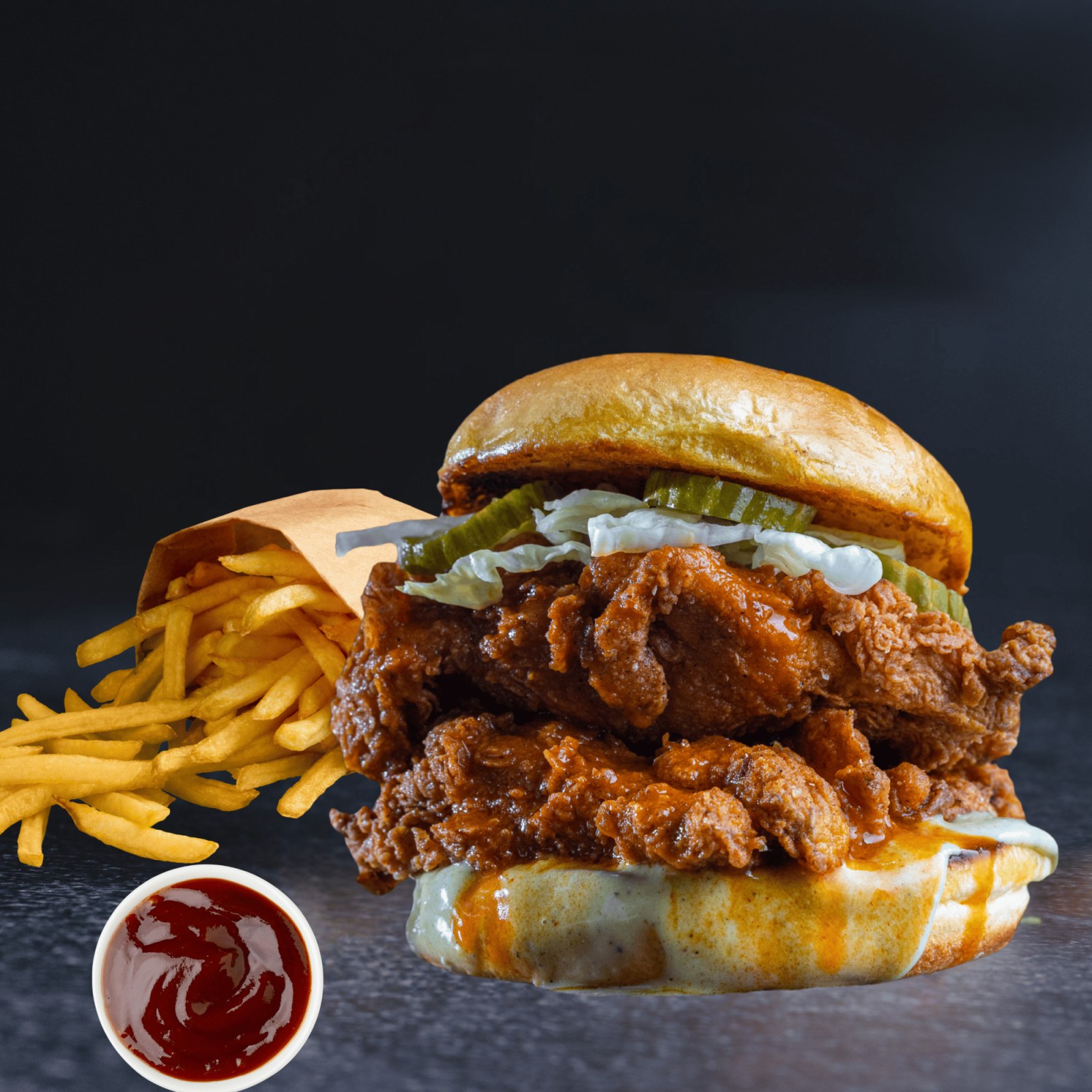 BBQ Çıtır Tavuk Burger