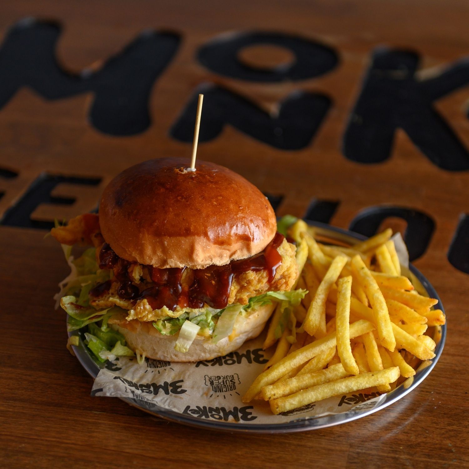 Hot’n Honey BBQ Burger