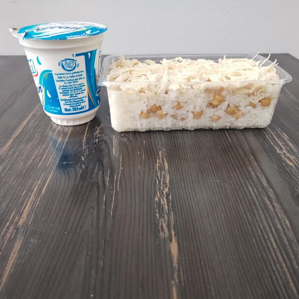 Sporcu Menüsü (470 gr pilav+ 50gr tavuk + 1 Büyük ayran)